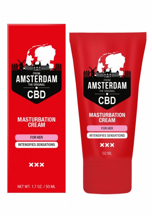 Крем для мастурбации для женщин CBD from Amsterdam Masturbation Cream For Her - 50 мл. - Shots Media BV - купить с доставкой в Чебоксарах