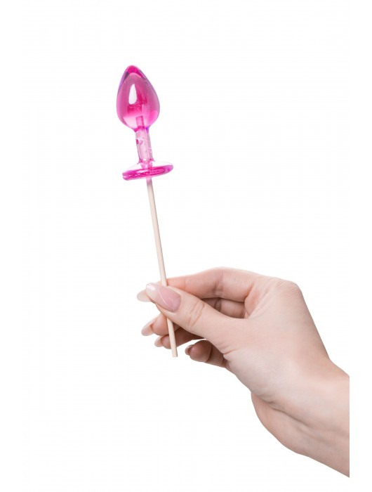 Розовый леденец  в форме анальной втулки со вкусом айриш крим - 29 гр. - Sosuчki - купить с доставкой в Чебоксарах