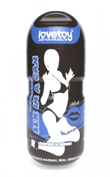 Мастурбатор-ротик с вибрацией Sex In A Can Mouth Lotus Tunnel - Lovetoy - в Чебоксарах купить с доставкой