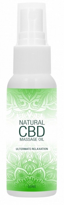 Массажное масло Natural CBD Massage Oil - 50 мл. - Shots Media BV - купить с доставкой в Чебоксарах