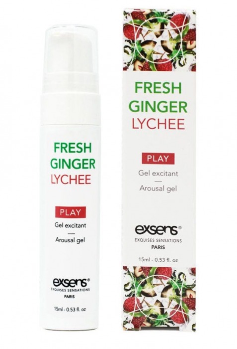 Возбуждающий гель Fresh Ginger Lychee Arousal Gel - 15 мл. - Exsens - купить с доставкой в Чебоксарах