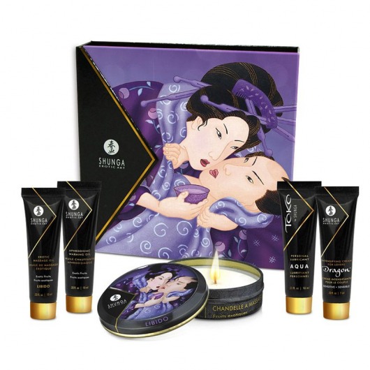 Подарочный набор Geishas secret из 5 предметов - Shunga - купить с доставкой в Чебоксарах