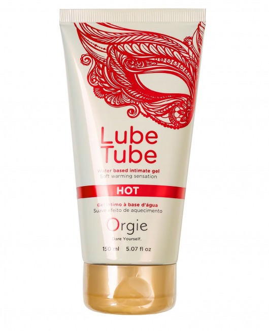 Интимный гель на водной основе Lube Tube Hot с разогревающим эффектом - 150 мл. - ORGIE - купить с доставкой в Чебоксарах