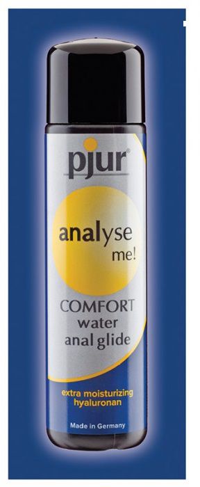 Анальный лубрикант pjur ANALYSE ME Comfort Water Anal Glide - 2 мл. - Pjur - купить с доставкой в Чебоксарах