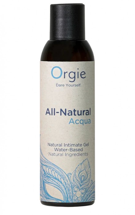 Интимный гель на водной основе Orgie All-Natural Acqua - 150 мл. - ORGIE - купить с доставкой в Чебоксарах