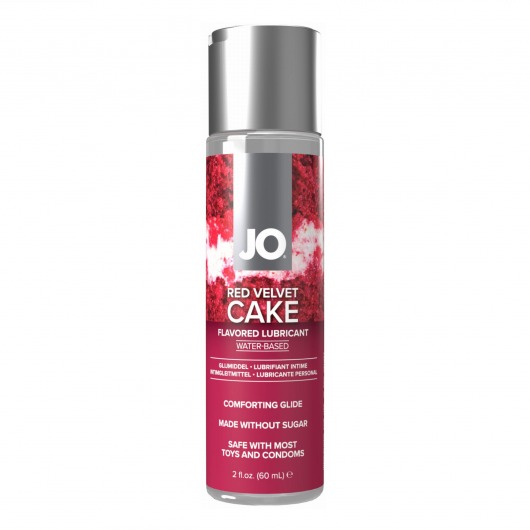 Лубрикант на водной основе JO H2O Red Velvet Cake Flavored Lubricant - 60 мл. - System JO - купить с доставкой в Чебоксарах