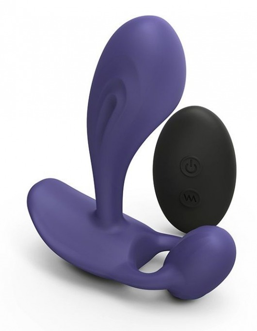 Темно-синий вибромассажер Witty P G Vibrator with Remote Control - Love to Love - в Чебоксарах купить с доставкой