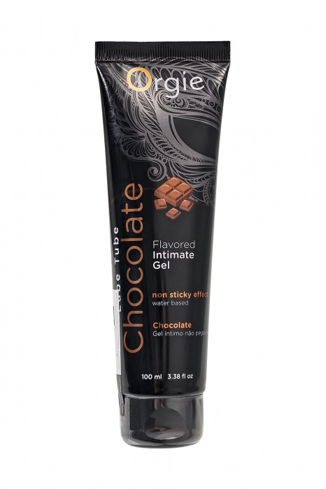 Интимный гель на водной основе Lube Tube Chocolate с шоколадным вкусом - 100 мл. - ORGIE - купить с доставкой в Чебоксарах