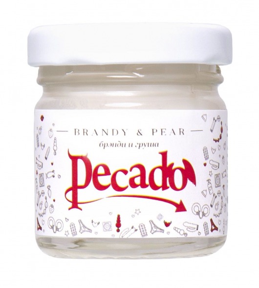 Массажная свеча Brandy   Pear - 35 мл. - Pecado - купить с доставкой в Чебоксарах