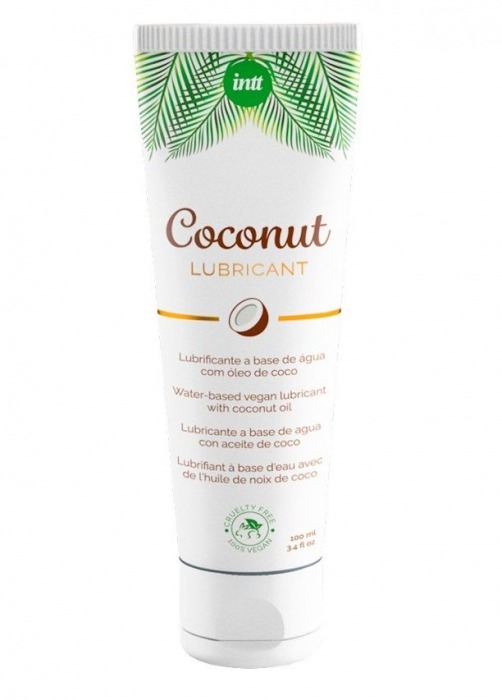 Веганская смазка на водной основе Coconut Lubricant - 100 мл. - INTT - купить с доставкой в Чебоксарах