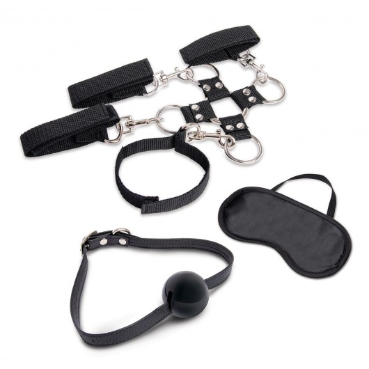 Набор для фиксации из 7 предметов Hogtie   Ball Gag Kit - Lux Fetish - купить с доставкой в Чебоксарах