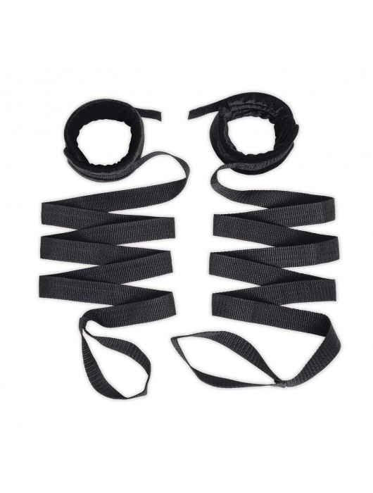 Эротический набор 4PC Bondage Bed Strap   Flogger Kit - Lux Fetish - купить с доставкой в Чебоксарах