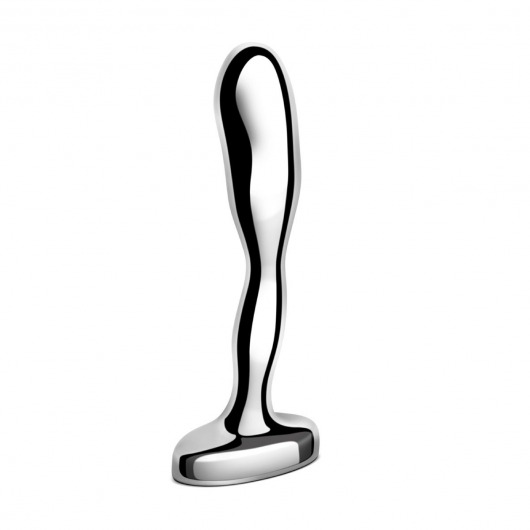 Стальной стимулятор простаты Stainless Steel Prostate Plug - 11,5 см. - b-Vibe - в Чебоксарах купить с доставкой