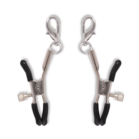 Большой эротический набор из 12 предметов Interchangeable Collar   Nipple Clips Set - Lux Fetish - купить с доставкой в Чебоксарах