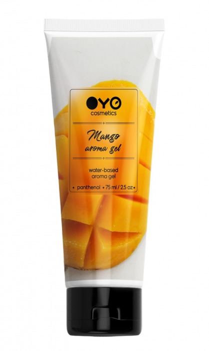 Лубрикант на водной основе OYO Aroma Gel Mango с ароматом манго - 75 мл. - OYO - купить с доставкой в Чебоксарах