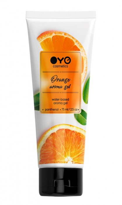 Лубрикант на водной основе OYO Aroma Gel Orange с ароматом апельсина - 75 мл. - OYO - купить с доставкой в Чебоксарах