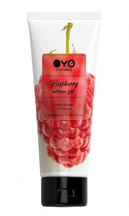 Лубрикант на водной основе OYO Aroma Gel Raspberry с ароматом малины - 75 мл. - OYO - купить с доставкой в Чебоксарах