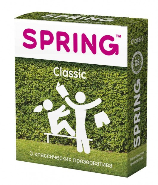 Классические презервативы SPRING CLASSIC - 3 шт. - SPRING - купить с доставкой в Чебоксарах