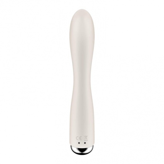 Телесный вибратор-кролик с ротацией Spinning Rabbit 1 - 20 см. - Satisfyer