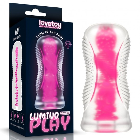 Светящийся в темноте мастурбатор 6.0 Lumino Play Masturbator - Lovetoy - в Чебоксарах купить с доставкой