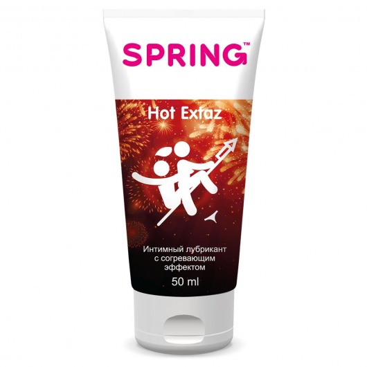 Согревающие интимный лубрикант Spring Hot Extaz - 50 мл. - SPRING - купить с доставкой в Чебоксарах