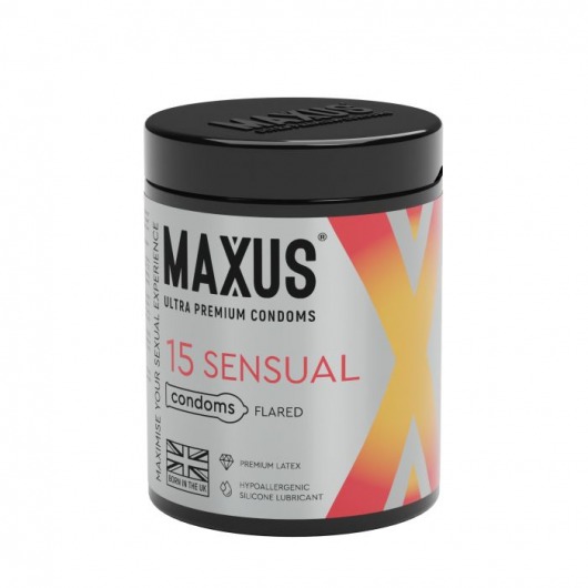 Анатомические презервативы MAXUS Sensual - 15 шт. - Maxus - купить с доставкой в Чебоксарах