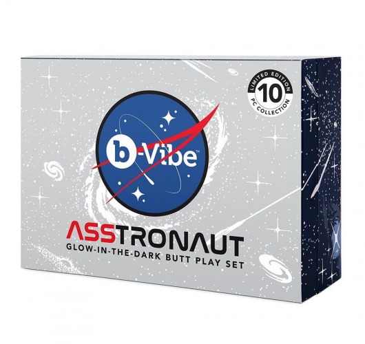 Набор ASStronaut из 2 светящихся в темноте пробок - b-Vibe