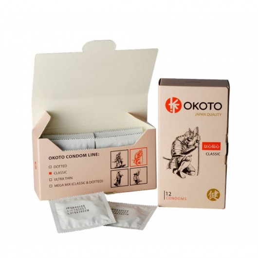 Презервативы OKOTO Classic - 12 шт. - Sitabella - купить с доставкой в Чебоксарах