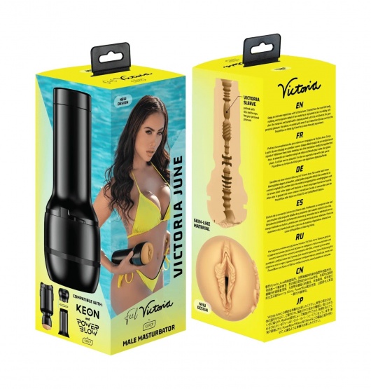 Мастурбатор-вагина FeelVictoria Stroker - Kiiroo - в Чебоксарах купить с доставкой