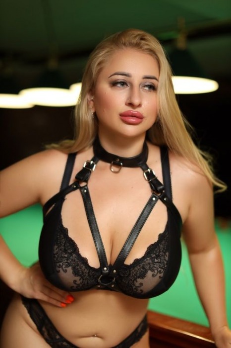 Черная кожаная сбруя с ошейником plus size из нежной кожи - БДСМ Арсенал - купить с доставкой в Чебоксарах