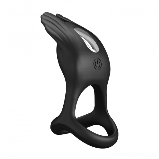 Черное перезаряжаемое виброкольцо на пенис Silas - Baile - в Чебоксарах купить с доставкой