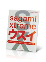 Ультратонкий презерватив Sagami Xtreme SUPERTHIN - 1 шт. - Sagami - купить с доставкой в Чебоксарах