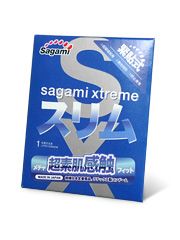 Презерватив Sagami Xtreme FEEL FIT 3D - 1 шт. - Sagami - купить с доставкой в Чебоксарах