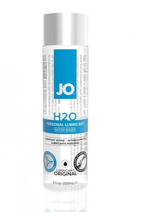 Нейтральный лубрикант на водной основе JO Personal Lubricant H2O - 120 мл. - System JO - купить с доставкой в Чебоксарах