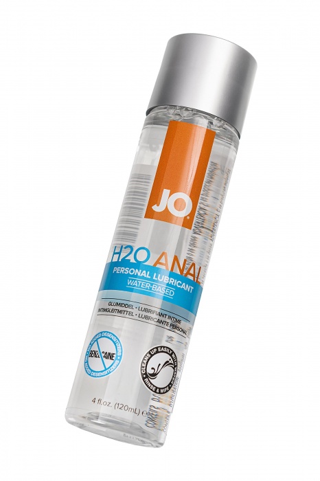 Анальный лубрикант на водной основе JO Anal H2O - 120 мл. - System JO - купить с доставкой в Чебоксарах