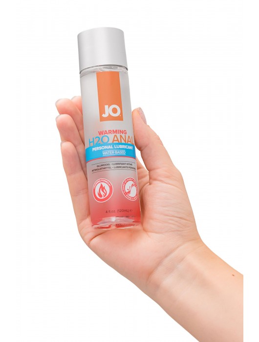 Анальный согревающий лубрикант на водной основе JO Anal H2O Warming - 120 мл. - System JO - купить с доставкой в Чебоксарах