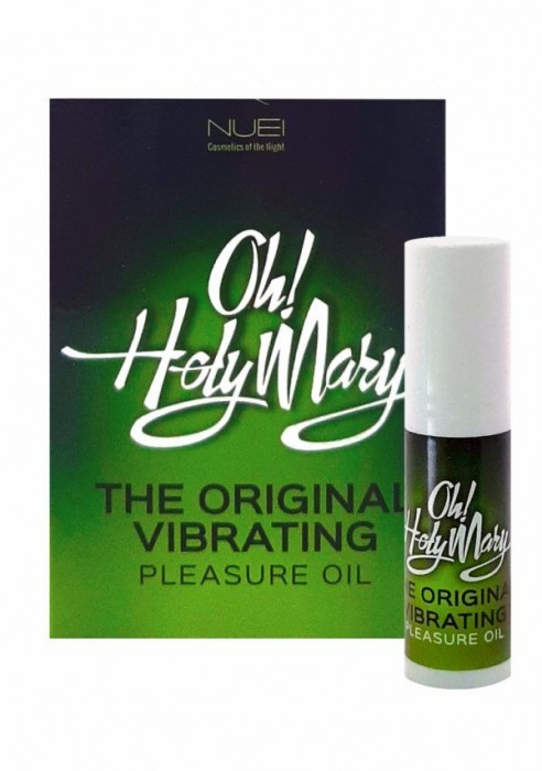 Масло унисекс с эффектом вибрации Oh! Holy Mary - 6 мл. - Nuei cosmetics - купить с доставкой в Чебоксарах