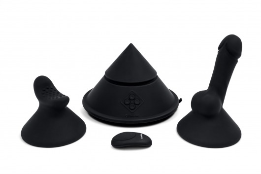 Конусный вибромассажер Cowgirl Cone с 2 насадками - CowGirl - купить с доставкой в Чебоксарах