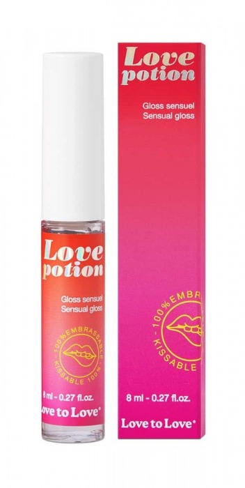 Возбуждающий блеск для губ Love Potion - 8 мл. - Love to Love - купить с доставкой в Чебоксарах
