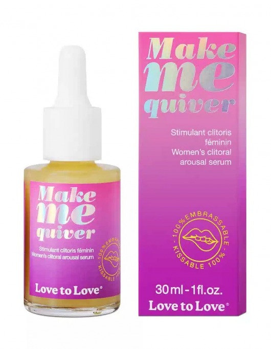 Возбуждающие капли для клитора Make Me Quiver - 30 мл. - Love to Love - купить с доставкой в Чебоксарах