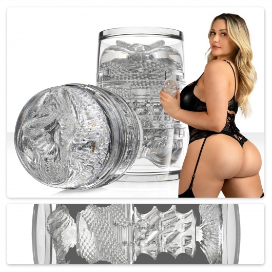 Прозрачный двусторонний мастурбатор Fleshlight Quickshot Mia Malkova - Fleshlight - в Чебоксарах купить с доставкой