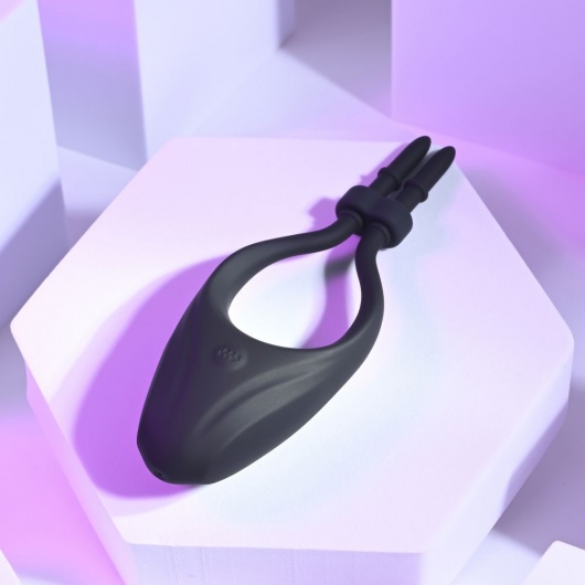 Черное эрекционное вибролассо Perfect Fit - Zero Tolerance - в Чебоксарах купить с доставкой