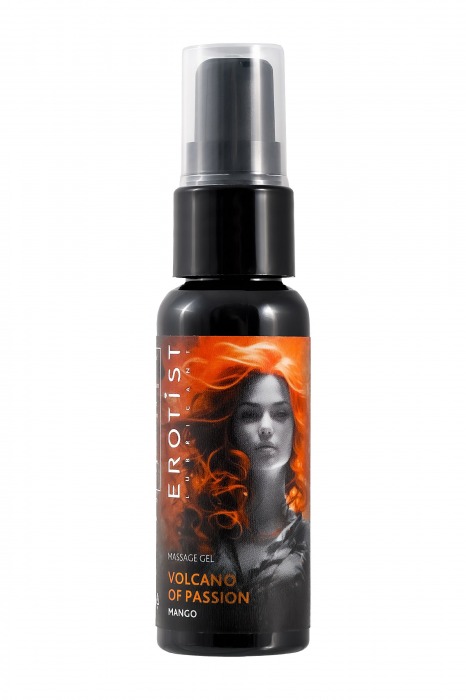 Гель с эффектом вибрации Volcano Of Passion со вкусом манго - 25 мл. - Erotist Lubricants - купить с доставкой в Чебоксарах