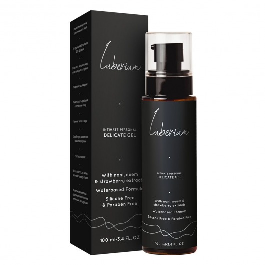 Интимный гель с экстрактами нони, нима и клубники Luberium Delicate Waterbased - 100 мл. - Luberium - купить с доставкой в Чебоксарах