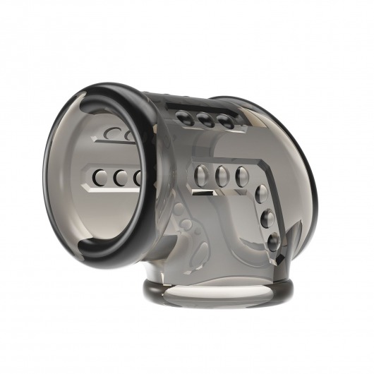 Дымчатая насадка на пенис и мошонку - Baile - в Чебоксарах купить с доставкой