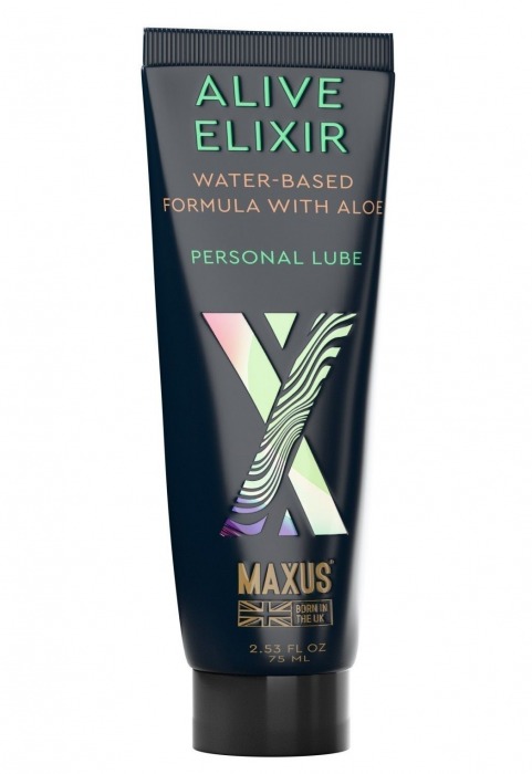 Интимный гель на водной основе MAXUS Alive Elixir - 75 мл. - Maxus - купить с доставкой в Чебоксарах