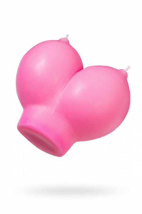 Розовая свеча «Сиськи» - 150 гр. - Pecado - купить с доставкой в Чебоксарах