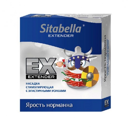 Стимулирующая насадка Sitabella Extender  Ярость норманна - Sitabella - купить с доставкой в Чебоксарах