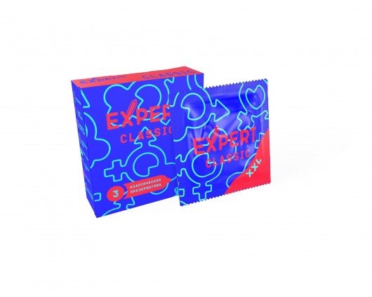 Презервативы увеличенного размера Expert Classic XXL - 3 шт. - Expert - купить с доставкой в Чебоксарах