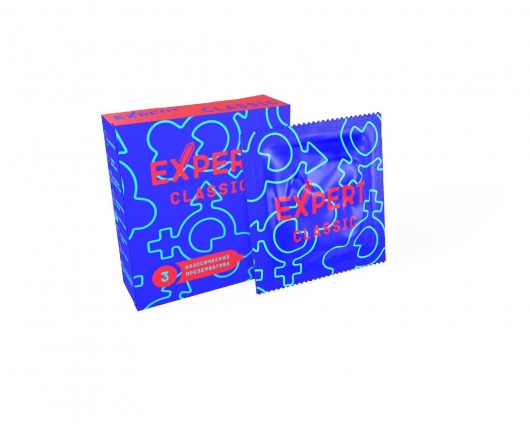Классические презервативы Expert Classic - 3 шт. - Expert - купить с доставкой в Чебоксарах